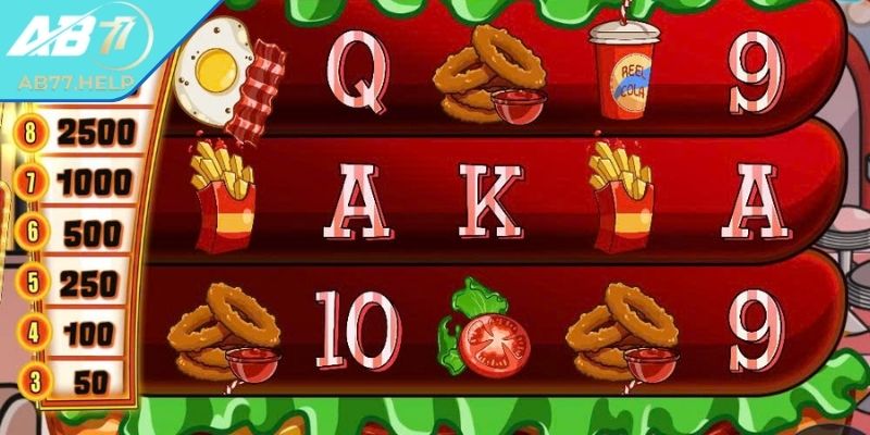 American Burger AB77 - Khám Phá Tựa Game Nổ Hũ Kịch Tính 3 Tận dụng những vòng quay Freespin ở game