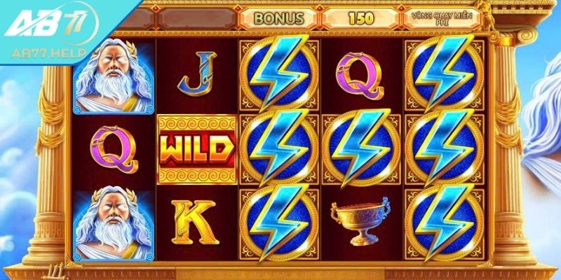 Greek Gods AB77 - Khám Phá Trò Slot Hấp Dẫn Khó Quên 2 Biểu tượng Scatter với 15 lần quay thưởng