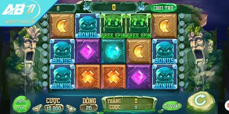 Owl In Forest AB77 - Game Với Chủ Đề Rừng Sâu Hấp Dẫn 3 Tính năng Bonus Game hỗ trợ khi chơi game